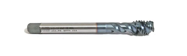 1/2-13 3 Flute HSS-PM 2B Spiral Flute Modified Bottoming Tap M787247B