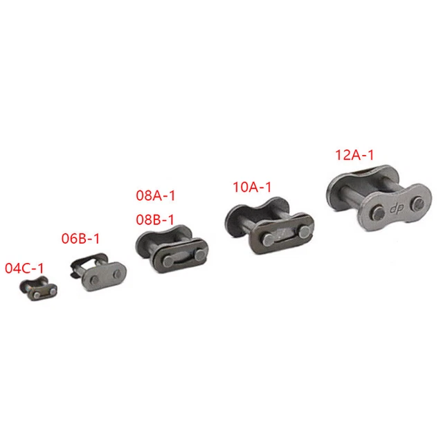 Roller Chain Connecting Link Full Buckle 04C-1 06B-1 08A-1 08B-1 10A-1 12A-1 New