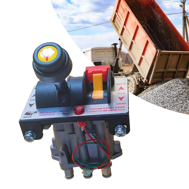Vanne De Régulation Hydraulique Avec Interrupteur - Pour Camion Benne Basculante - Pression Max 10 Bars