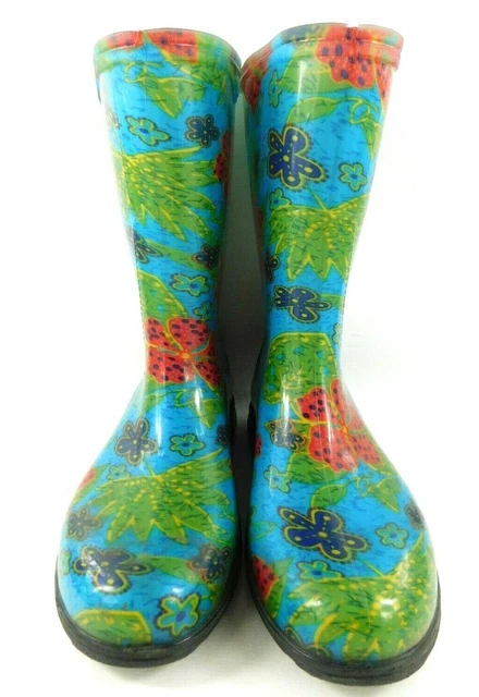 Gummistiefel Damen Schwarz | Weite Passform | Rutschfest & Wasserdicht | Größen 36-41