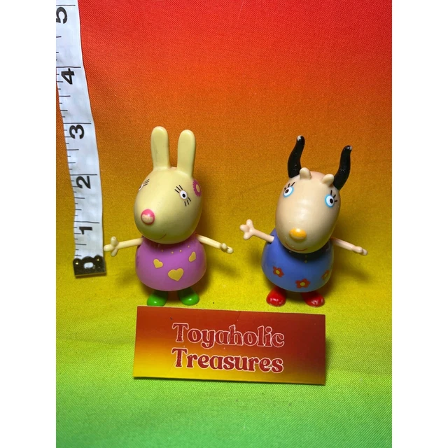 PEPPA PIG MADAME Gazelle & Miss Rabbit Figures £15.09 - PicClick UK