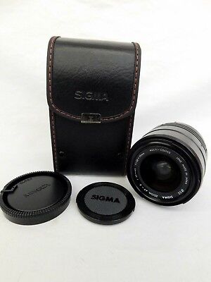 Minolta Sigma Zoom Af-E 28-70Mm Lens With Case Japan 1:3.5~4.5 F=28~70Mm