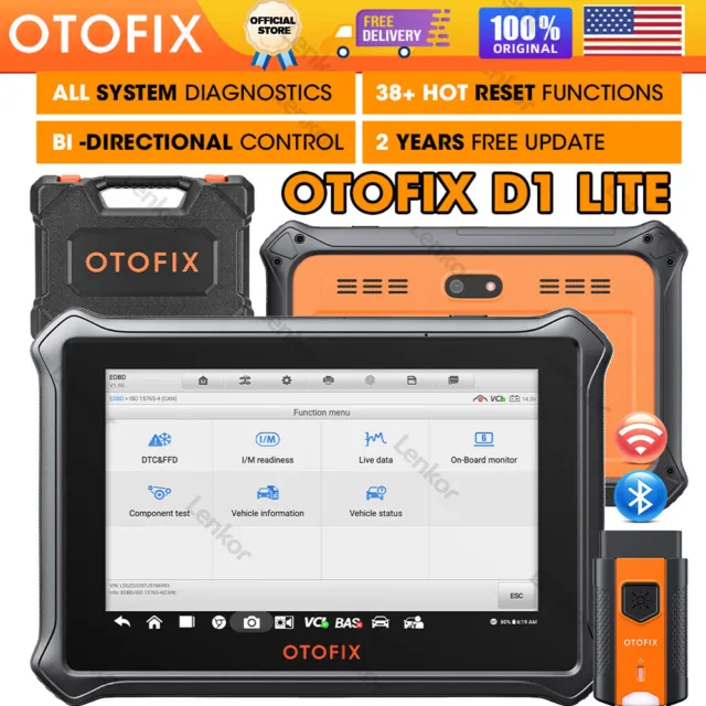 2023 OTOFIX D1 Lite OBD2 Scanner Wireless Diagnostic Full System Active Test