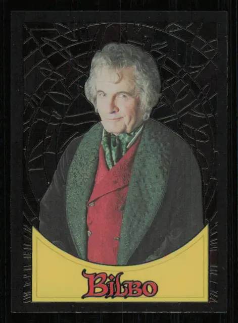 2006 Lord of the Rings Evolution Stained Glass #S2 Bilbo