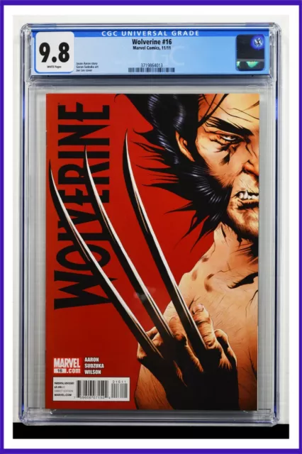 Wolverine #16 CGC Graded 9.8 Marvel November 2011 White Pages Comic Book