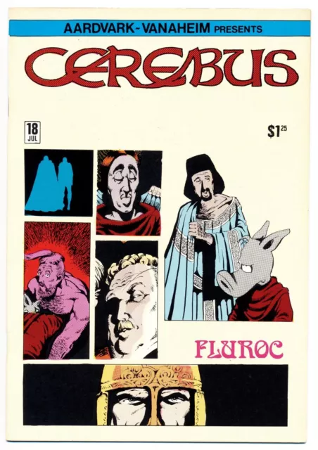 CEREBUS #18 VF, The, Aardvark-Vanaheim, Dave Sim, Comics 1980