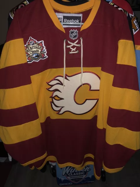 2023 NHL Heritage Classic Uniform for Calgary Flames — UNISWAG