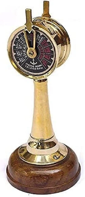 Telegraph Engine Brass Antique Order Ship Nautical Marine Maritime Telegraph