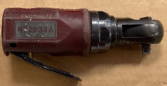 Matco Tools Mt2834A 1/4" Drive Mini Pneumatic Palm Ratchet- Used. 2