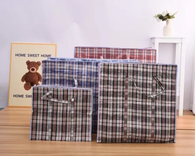 Laundry Bags Reusable LARGE XL JUMBO Storage Zipped Shopping Strong Storage Fold