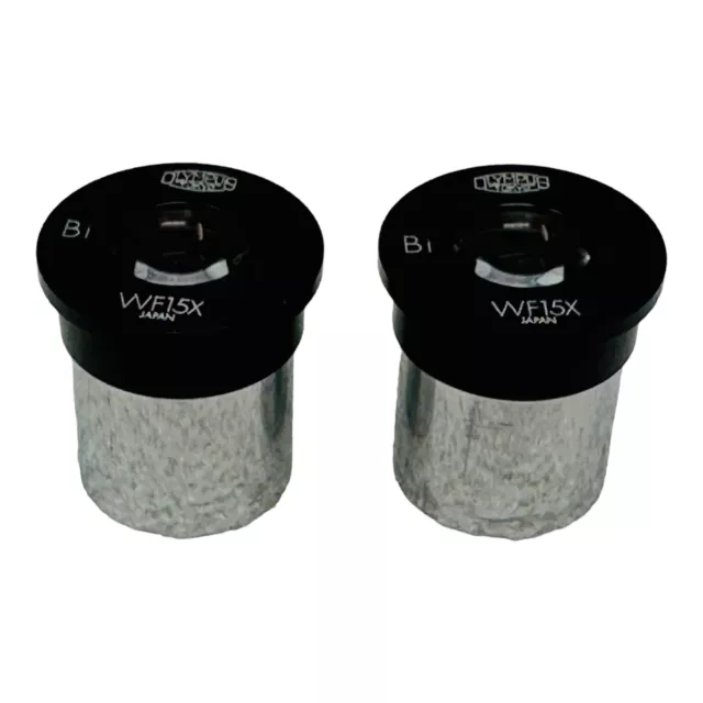 OLYMPUS WF15X MICROSCOPE EYEPIECES QTY 2pcs