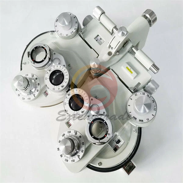 1PC Minus Manual Phoropter Vision Tester Optometry Refractor Creamy White Color