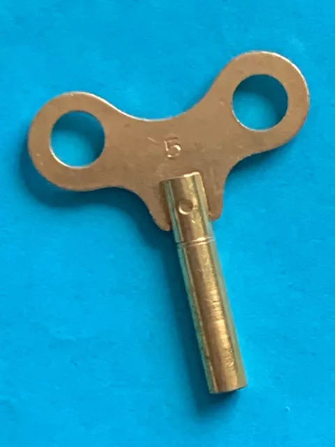 Uhrenschlüssel Messing Großuhr Nr. 5 Vierkant 3,50mm Schlüssel Aufziehschlüssel