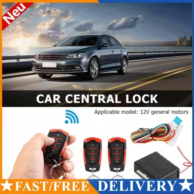 Car Remote Central Door Lock Locking Kit Keyless Entry Alarm System 410/T111