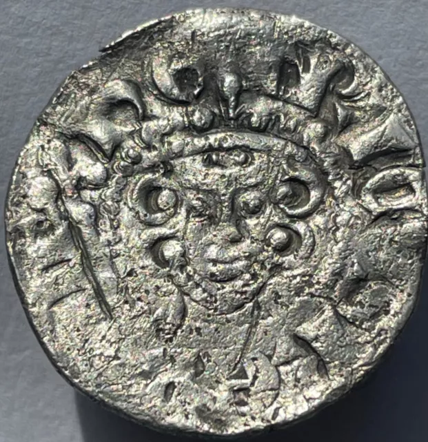 1216-72 Henry III (3rd) Silver Hammered Long Cross Penny Canterbury Ion on Cante