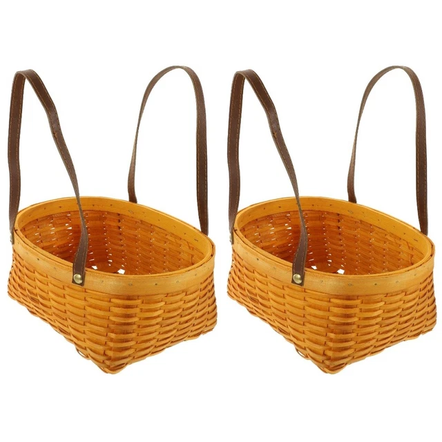 2x cesto portatile per picnic casa cesto da picnic per bambini per campeggio deposito casa