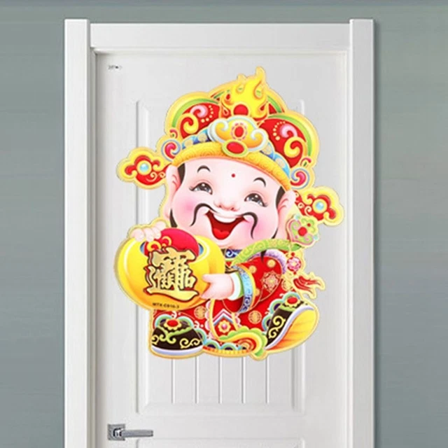 Cartoon Pattern Window Decal Door Sticker Wall Sticker Portrait Sticker