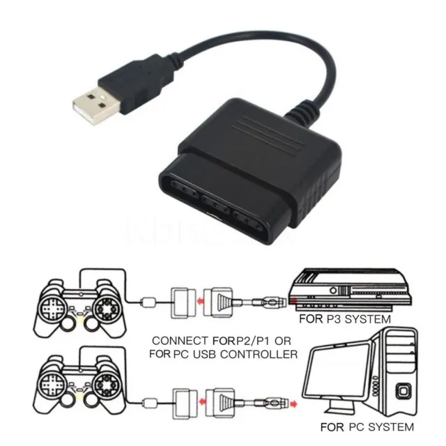 Adattatore USB da PS2 a per PS3 gioco maniglia convertitore adattatore controller per PS2|PS3