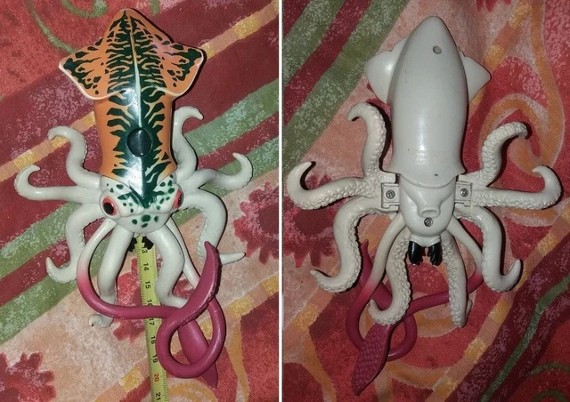 FIGURINE ANIMÉE CHAP MEI. Calamar géant. DEEP SEA ADVENTURE SQUID