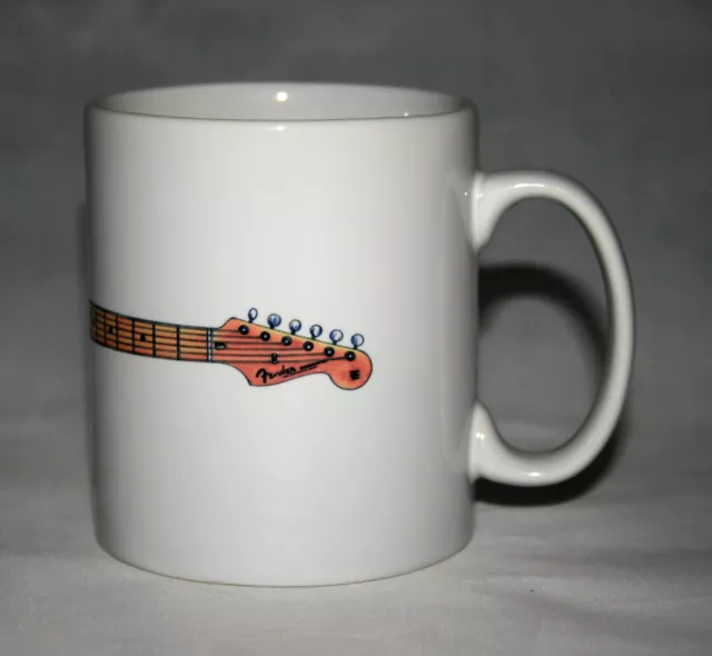 Guitar Mug. David Gilmour's Black Strat guitar Illustration. 3