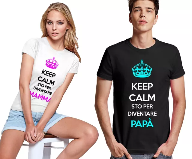 T-shirt Personalizzata Coppia Sto per Diventare Papà