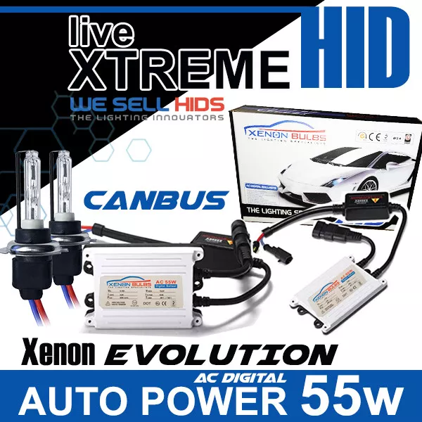 NEW XTREME CANBUS ERROR FREE 55W SLIM HID XENON CONVERSION KIT H7 50W Metal UK