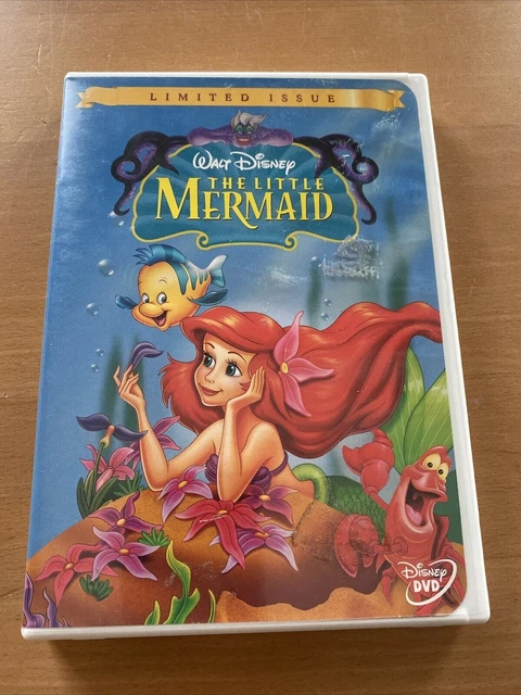 Disney The Little Mermaid Limited Issue DVD 1989 Pre-owned