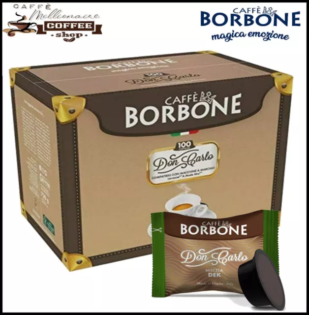 Capsule Caffè Borbone Decaffeinato Don Carlo Miscela DEK  compatibili A Modo Mio 2