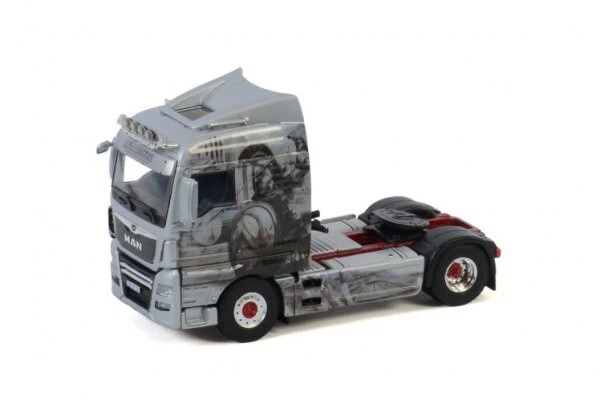 Camión A Escala 1:50 Mercedes Benz Con Grúa Palfinger - WSI