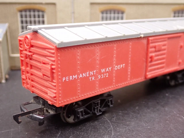 TRI-ANG R344 PERMANENT Way Department Track Cleaning Car OO Gauge Red ...