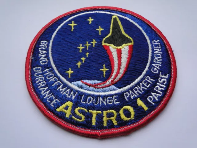 Patch NASA  Space Shuttle Columbia Mission  STS 35 ca 10.5 cm mit Missionsheft