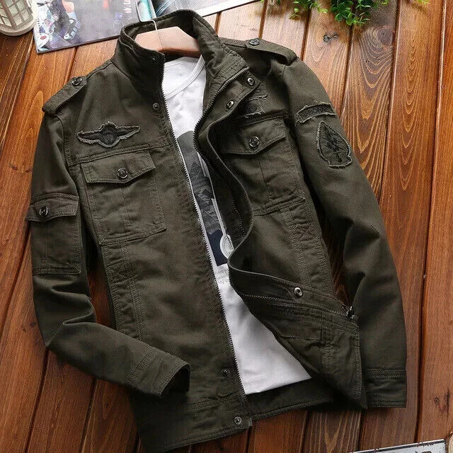 GIACCA VERDE MILITARE uomo Zara Man EUR 40 00 PicClick IT