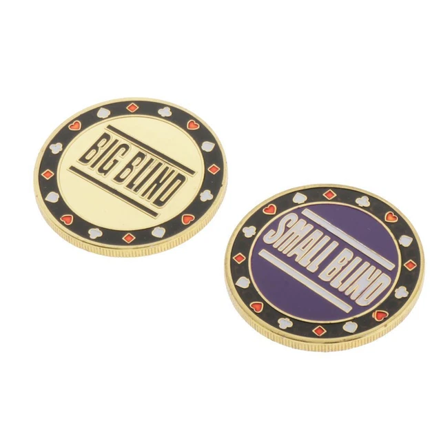 2pcs Dealer Button Chips  Big/Small   Roulette Game