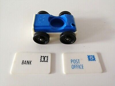 Fisher Price Little People Vintage Letter Mail Box Bank Post Office Voiture Rare