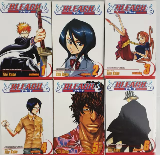 Bleach By Tite Kubo - Volumes 1 To 6, Manga/Fantasy/Graphic Novels, Comics, VGC