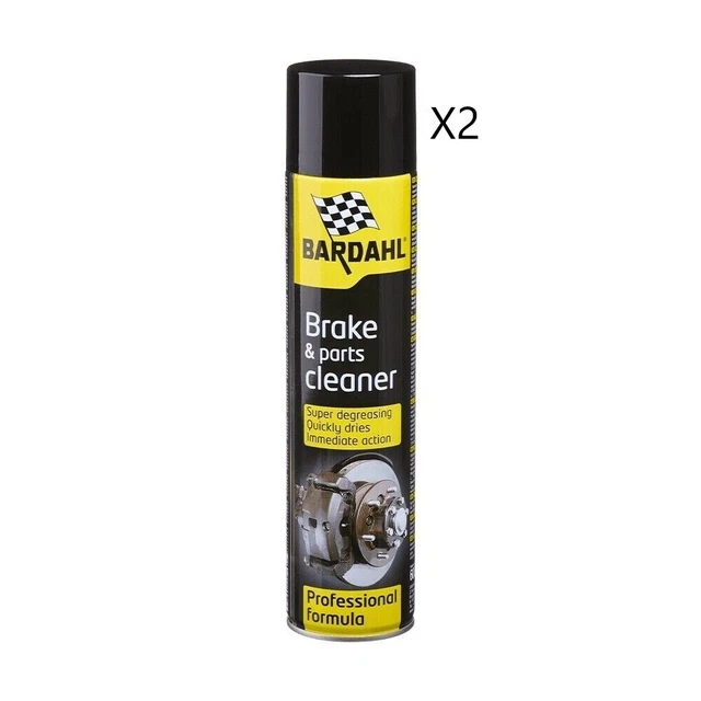 X2 Bardahl Brake And Parts Cleaner 600Ml Spray Pulitore Freni E Parti Meccaniche