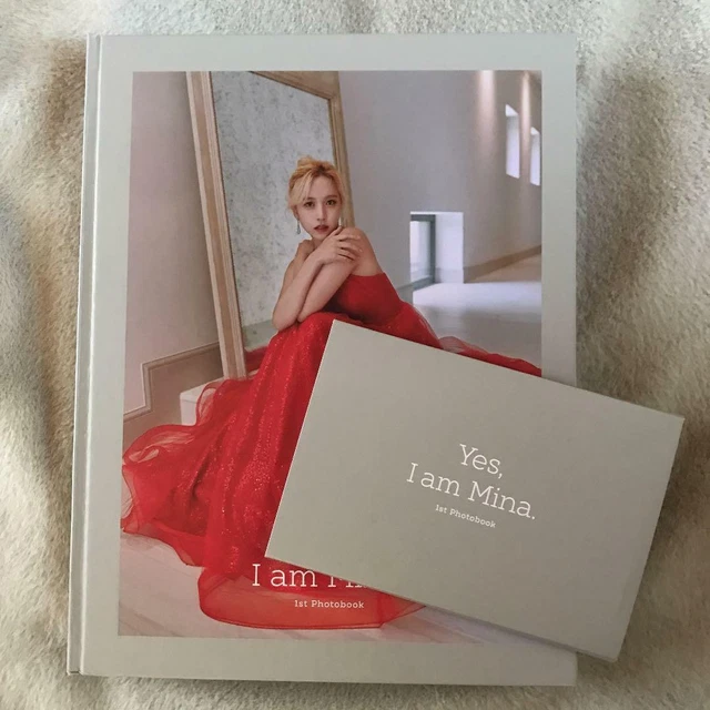 Yes,I am Mina 〜Gray ver〜 TWICE MINA 1st Photobook Yes, I am MINA Gray Ver 2 card with