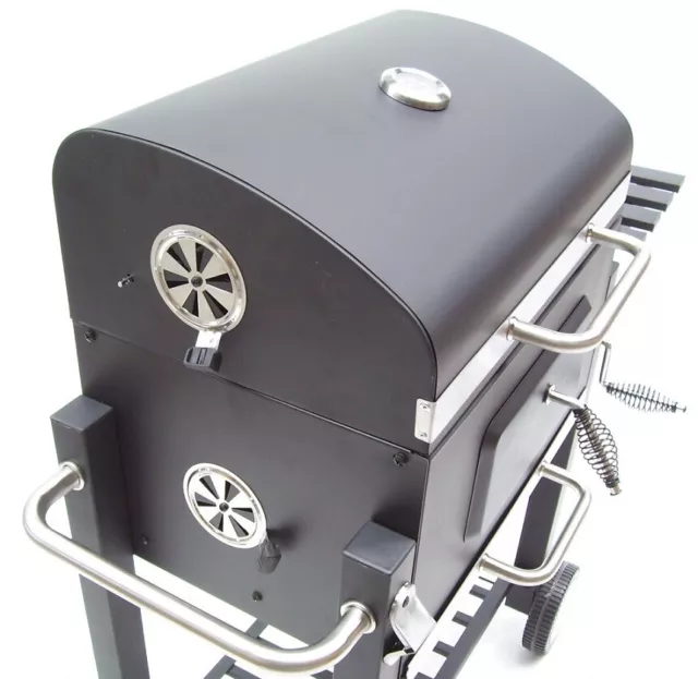 Grillwagen XXL Holzkohlegrill Holzkohle BBQ Grill Gartengrill Kohlegrill 56511 3