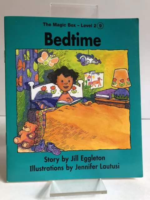 "Bedtime" by Jill Eggleton - paperback - The Magic Box series Level 2, 9