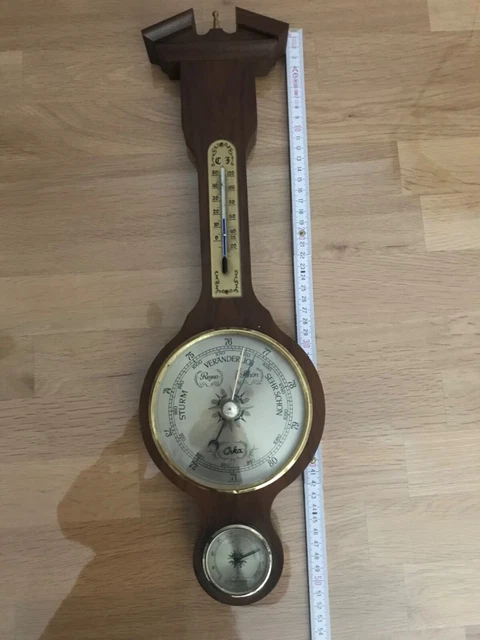ANTIKES ALTES BAROMETER, Thermometer, Hygrometer, Wetterstation EUR 20