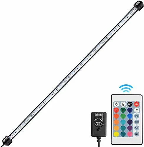 NICREW Submersible Aquarium Light, Underwater RGB Multicolor LED Lights for Fish