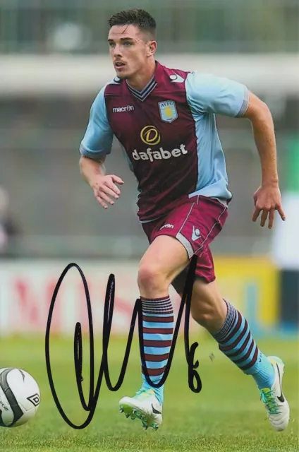 Aston Villa Hand Signed Ciaran Clark 6X4 Photo 1.