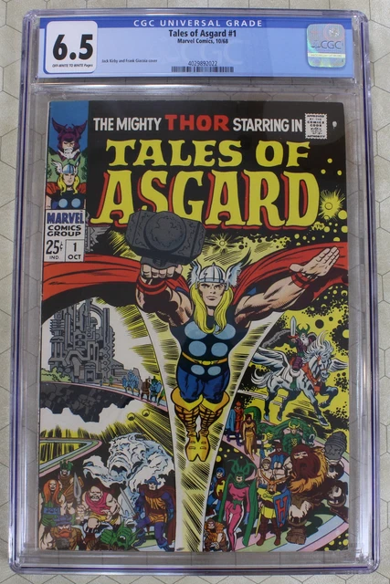 TALES OF ASGARD #1 CGC 6.5 (1968) THOR! Jack Kirby cover (Marvel Comics)!!