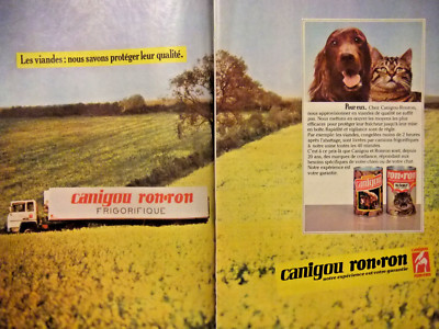 Publicite Ron Ron Pate Boite Bonheur Chat De 1966 French Ad Pub Vintage Food Cat Eur 6 00 Picclick Fr
