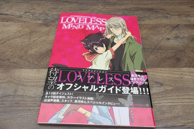 TV Animation Loveless Mind Map Official Guide Book Japanese Book Very Good!!!!