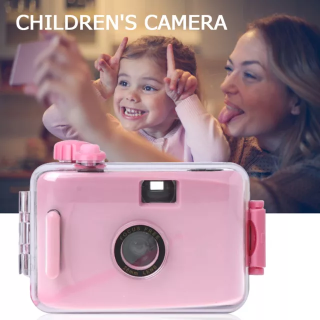 Kids Camera Non-disposable Waterproof Shockproof Film LOMO Camera Toys (B)