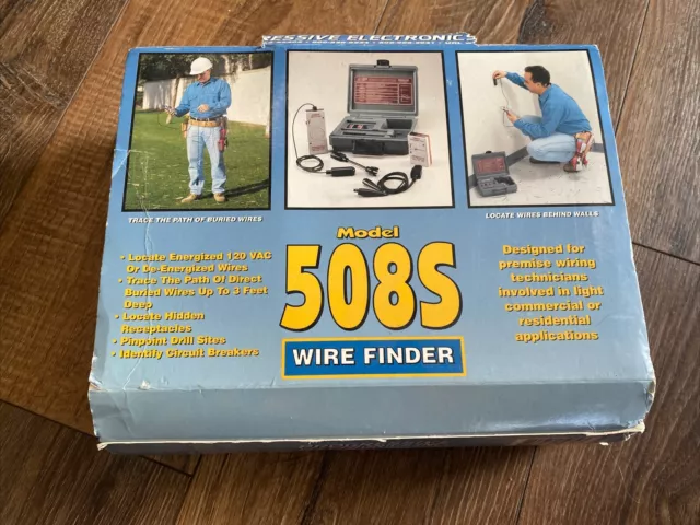 NEW! ~Progressive Electronics Wire Finder Model 508S Wire Locating System w/ Box