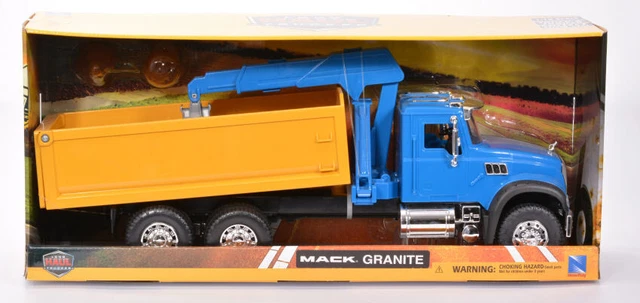 Modèle Réduit 1/64 Greenlight Mack Granite Chasse-neige 2019 - Modèle Endommagé, Neuf