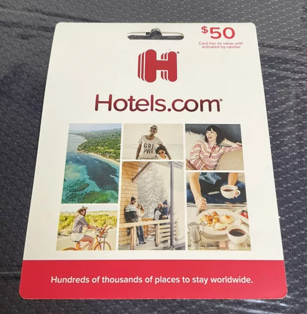 $50 HOTEL COM GIFT CARD  TRAVEL GETAWAY fast shipping and free shipping