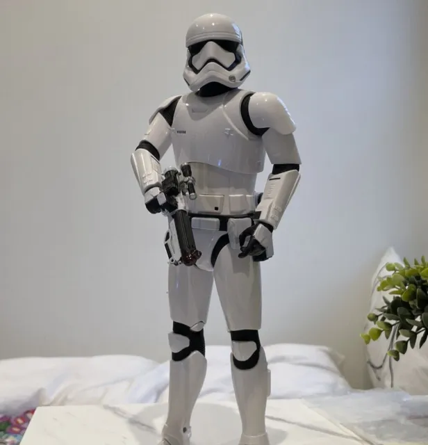 Disney Star Wars Action Figure Stormtrooper First Order Talking 14" Decor